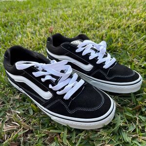 VANS Caldrone Waffle Low Men's Canvas Casual Skate Sneakers Size 10.5